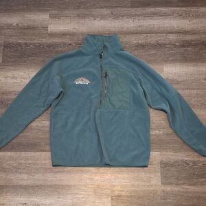 Men's Green Fleece Sweatshirt